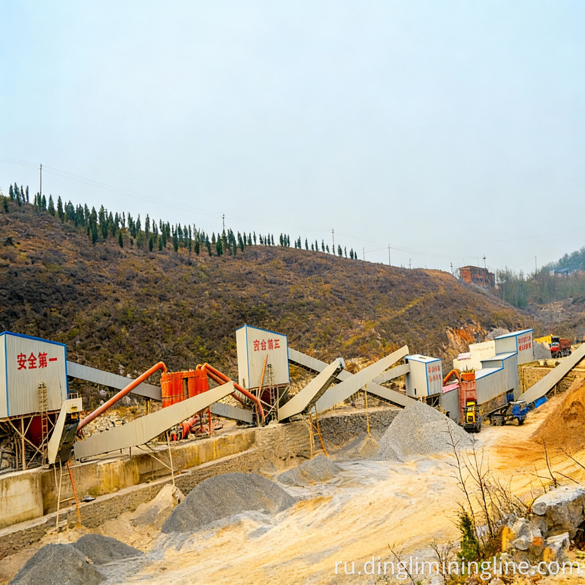 Road Aggregate Sand Gravel Line